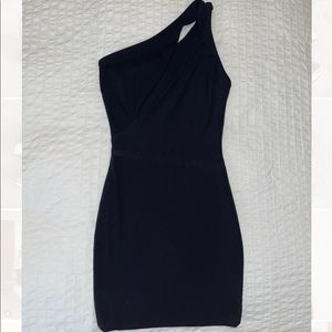 Fashion Nova Black Cutout Mini Dress (Size Small)